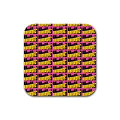 Haha - Nelson Pointing Finger At People - Funny Laugh Rubber Square Coaster (4 Pack)  by DinzDas