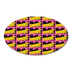 Haha - Nelson Pointing Finger At People - Funny Laugh Oval Magnet by DinzDas