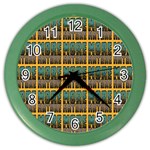 More Nature - Nature Is Important For Humans - Save Nature Color Wall Clock Front