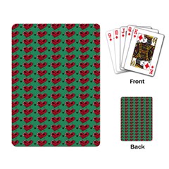 Evil Heart Graffiti Pattern Playing Cards Single Design (rectangle) by DinzDas