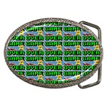 Game Over Karate And Gaming - Pixel Martial Arts Belt Buckles Front