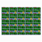 Game Over Karate And Gaming - Pixel Martial Arts Large Glasses Cloth (2 Sides) Back