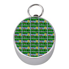 Game Over Karate And Gaming - Pixel Martial Arts Mini Silver Compasses by DinzDas