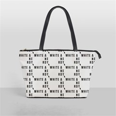 White And Nerdy - Computer Nerds And Geeks Classic Shoulder Handbag by DinzDas