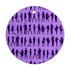 Normal People And Business People - Citizens Ornament (round) by DinzDas