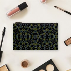 Modern Ornate Stylized Motif Print Cosmetic Bag (small) by dflcprintsclothing