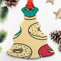 Donuts Christmas Tree Ornament (two Sides) by Sobalvarro