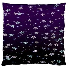 Stars Large Cushion Case (two Sides) by Sparkle