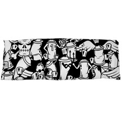 Graffiti Spray Can Characters Seamless Pattern Body Pillow Case (dakimakura) by Amaryn4rt