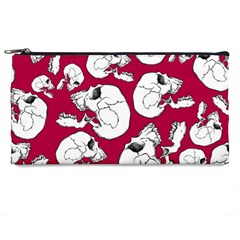 Terrible Frightening Seamless Pattern With Skull Pencil Case by Amaryn4rt