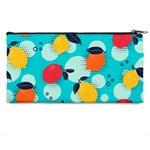 Pop Art Style Citrus Seamless Pattern Pencil Case Back