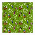 Seamless Pattern With Kids Medium Glasses Cloth Front