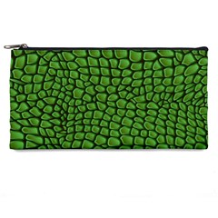 Seamless Pattern Crocodile Leather Pencil Case by Amaryn4rt