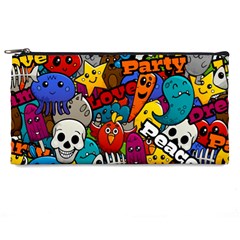 Graffiti Characters Seamless Pattern Pencil Case by Amaryn4rt