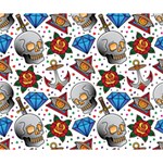 Full Color Flash Tattoo Patterns Deluxe Canvas 14  x 11  (Stretched) 14  x 11  x 1.5  Stretched Canvas