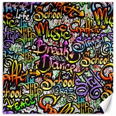 Graffiti Word Seamless Pattern Canvas 12  X 12  by Amaryn4rt