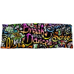 Graffiti Word Seamless Pattern Body Pillow Case (dakimakura) by Amaryn4rt