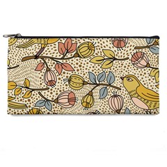 Seamless Pattern With Flower Bird Pencil Case by Amaryn4rt