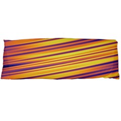 Orange Strips Body Pillow Case (dakimakura) by Sparkle