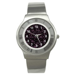 Digital Polka Stainless Steel Watch by Sparkle