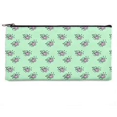 Zodiac Bat Pink Mint Pencil Case by snowwhitegirl