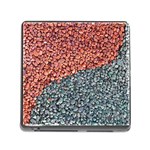 Gravel Print Pattern Texture Memory Card Reader (Square 5 Slot) Front