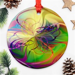  Rainbow Painting Patterns 1 Ornament (round) by DinkovaArt