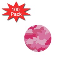 Camo Pink 1  Mini Buttons (100 Pack)  by MooMoosMumma