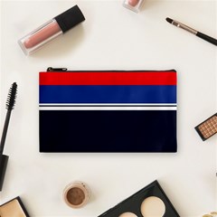 Casual Uniform Stripes Cosmetic Bag (small) by tmsartbazaar