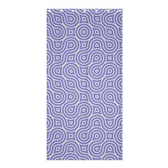 Royal Purple Grey And White Truchet Pattern Shower Curtain 36  X 72  (stall)  by SpinnyChairDesigns