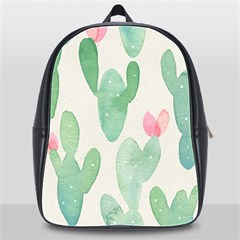 Photography-backdrops-for-baby-pictures-cactus-photo-studio-background-for-birthday-shower-xt-5654 School Bag (xl) by Sobalvarro