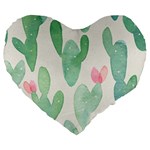 Photography-backdrops-for-baby-pictures-cactus-photo-studio-background-for-birthday-shower-xt-5654 Large 19  Premium Flano Heart Shape Cushions Front