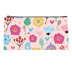 Tekstura-fon-tsvety-berries-flowers-pattern-seamless Pencil Case by Sobalvarro