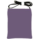 Grape Compote Purple Color Shoulder Sling Bag Front