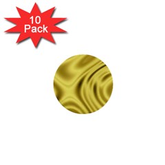 Golden Wave 1  Mini Buttons (10 Pack)  by Sabelacarlos