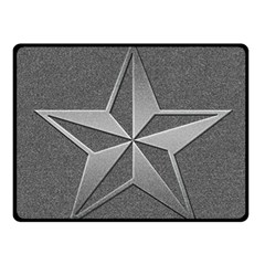 Star Grey Fleece Blanket (small) by HermanTelo