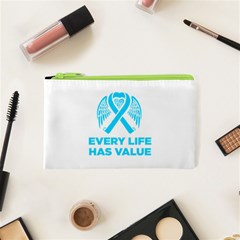 Child Abuse Prevention Support  Cosmetic Bag (xs) by artjunkie