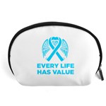 Child Abuse Prevention Support  Accessory Pouch (Large) Front