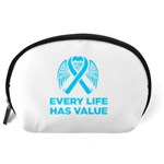 Child Abuse Prevention Support  Accessory Pouch (Large) Back