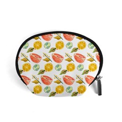 Citrus Gouache Pattern Accessory Pouch (small) by EvgeniaEsenina