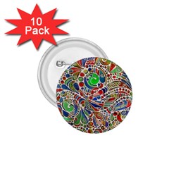 Pop Art - Spirals World 1 1 75  Buttons (10 Pack) by EDDArt