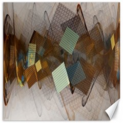 Digital Geometry Canvas 16  X 16  by Sparkle