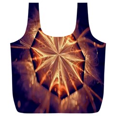 Sun Fractal Full Print Recycle Bag (xxl) by Sparkle