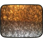 Glitter Gold Fleece Blanket (Mini) 35 x27  Blanket