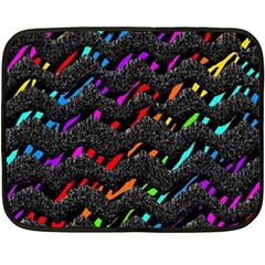 Rainbowwaves Fleece Blanket (mini) by Sparkle