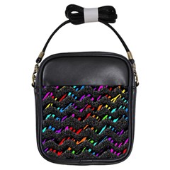 Rainbowwaves Girls Sling Bag by Sparkle