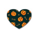 Halloween Heart Coaster (4 pack)  Front