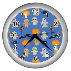 Halloween Wall Clock (silver) by Sobalvarro