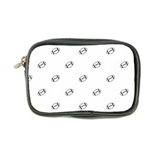 American Football Ball Motif Print Pattern Coin Purse by dflcprintsclothing