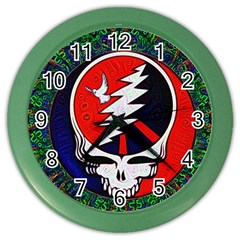 Grateful Dead - Color Wall Clock by Sapixe